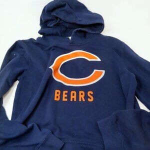 Chicago Bears Navy Blue Orange Sweatshirt  Large Youth 14 16 Outer Stuff